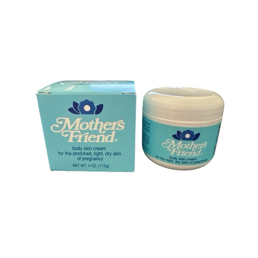 Mothers Friend Body Skin Cream For Stretched, Tight, Dry Skin Of Pregnancy 4oz